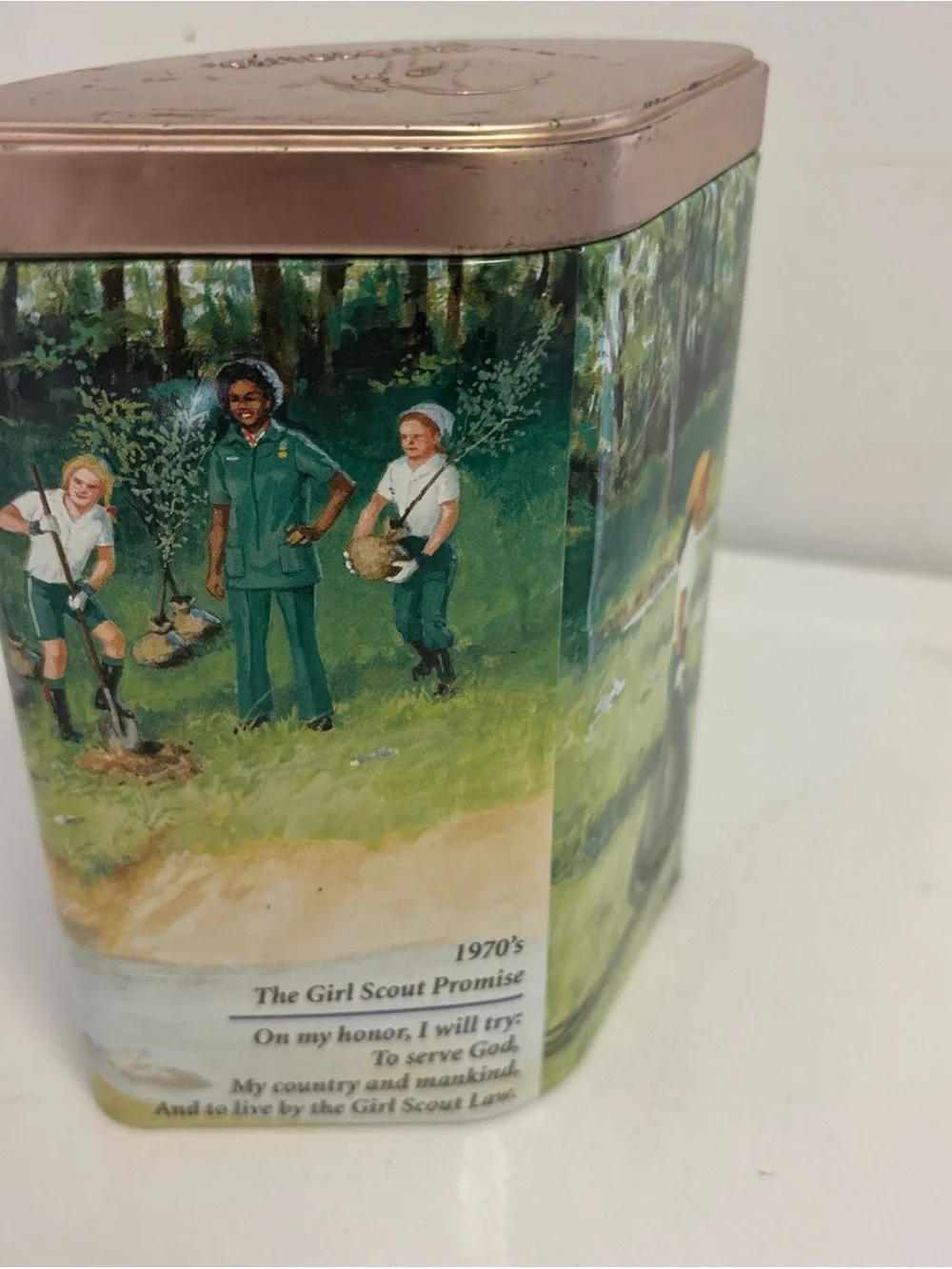 Girl Scouts vintage girl